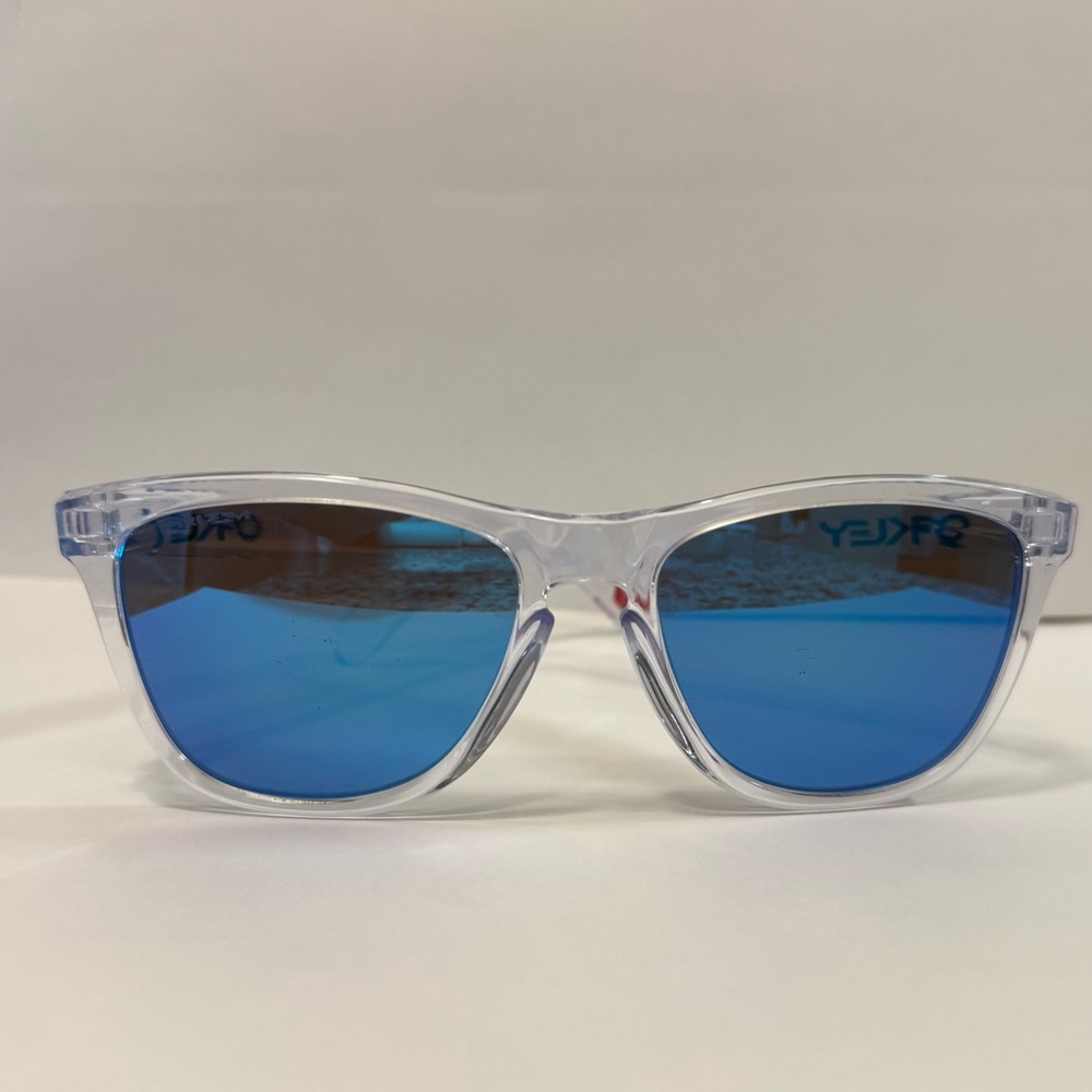 Oakley Blue and Clear Men's Glasses
